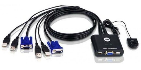 22u Switch KVM USB VGA a 2 porte, CS22U