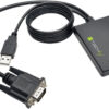 Adattatore Convertitore VGA a HDMI con Supporto Audio via USB
