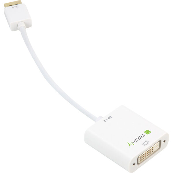 adattatore_displayport_1.2_maschio_dvi_femmina_15cm_bianco-techly-iadap_dp-dvif2-43929_2 Adattatore DisplayPort 1.2 Maschio / DVI Femmina 15cm Bianco