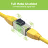 Adattatore Modulare Keystone RJ45 Accoppiatore di Rete Cat.5E F/F Schermato FTP