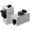 Adattatore Modulare Keystone RJ45 Accoppiatore di Rete Cat.6 F/F Schermato FTP