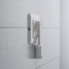 Adattatore Salvaspazio Extra Flat Spina Italiana 10A Angolata Presa Italiana 10A Bianco