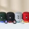 Altoparlante Wireless Speaker Portatile con Vivavoce e Luci LED Nero