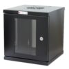Armadio Rack 10'' a muro 6 unità Nero