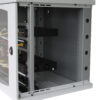 Armadio Rack 19'' a muro 10 unità sezione unica prof. 500mm Grigio