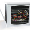 Armadio Rack 19'' a muro 10 unità sezione unica prof. 500mm Grigio