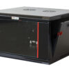 Armadio Rack 19'' a muro 6 unità sezione unica prof. 600mm Nero