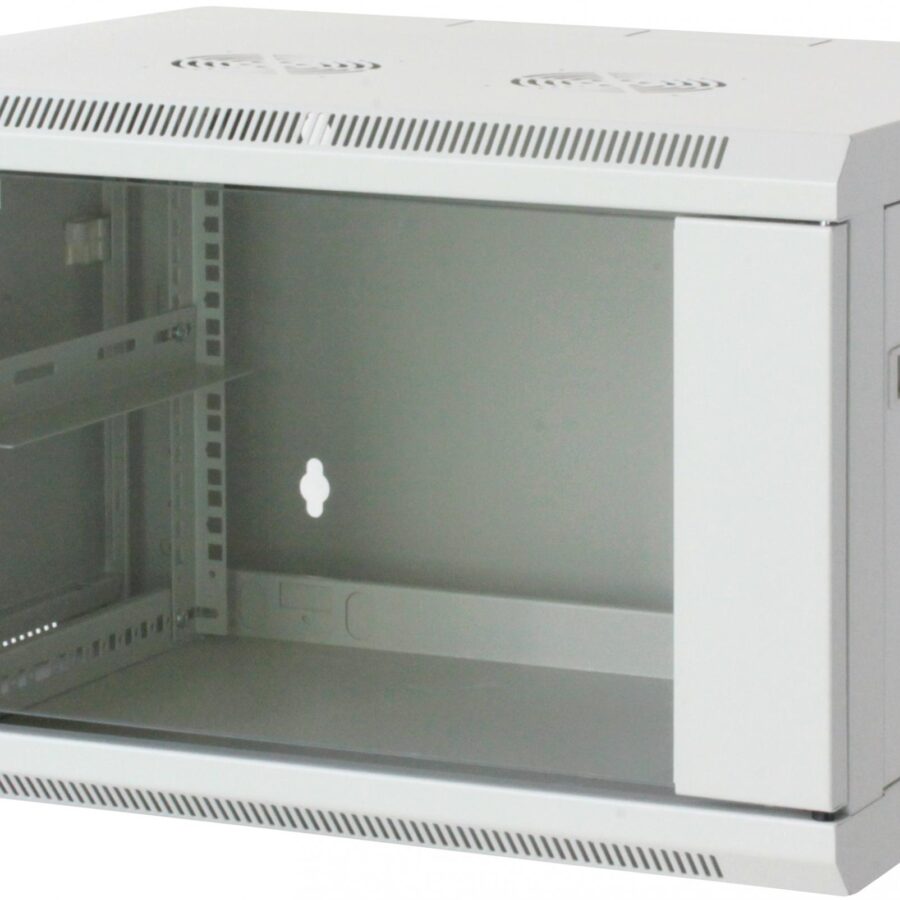 Armadio Rack 19'' a muro 9 unità due sezioni Grigio