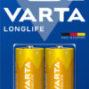 Blister 2 Batterie 1.5V Longlife Alcalina C Mezza Torcia