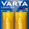Blister 2 Batterie 1.5V Longlife Alcalina D Torcia