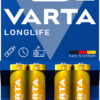 Blister 4 Batterie 1.5V Longlife Alcalina Stilo AA