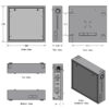 Box di Sicurezza per DVR e Sistemi di Videosorveglianza con Finestra per Schermo