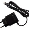 Caricabatterie Alimentatore Micro USB 5V 1A per Smartphone Tablet Nero