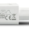 Caricatore Alimentatore USB-A da Muro 5V 2.4A per Smartphone o Tablet