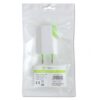 Caricatore USB 1A Compatto Spina Europea Bianco/Verde