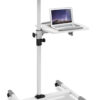 Carrello Supporto per Proiettore Beamer Notebook PC Ripiani Regolabili