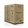 Case PC Chassis ATX Mid Tower con 3 Ventole 14cm e 1 Ventola 12cm Nero