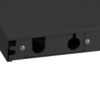 Cassetto Ottico 19'' con 12 bussole LC Duplex Monomodale OS2 Nero