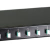 Cassetto Ottico 19'' con 12 bussole LC Duplex Multimodale OM3 Nero
