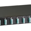Cassetto Ottico 19'' con 12 bussole SC Duplex Multimodale OM3 Nero
