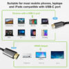 Cavo Adattatore USB-C™ 3.2 a HDMI 2.1 8K@60Hz 1,8 m