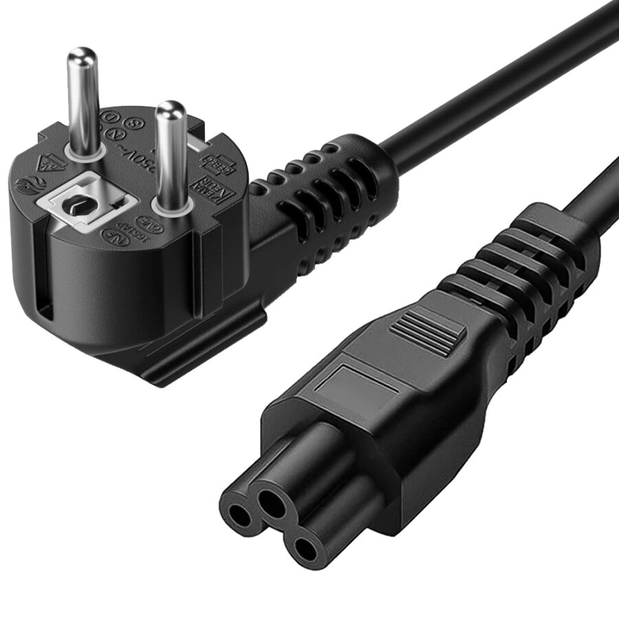 Cavo Alimentazione C5 a Schuko Angolato 1,8 m