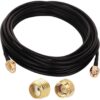 Cavo Antenna SMA M/F a Basse Perdite 7,5m Nero