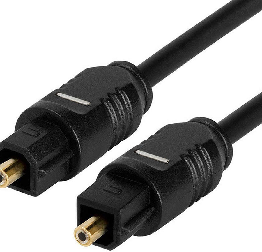 Cavo Audio Ottico Digitale Toslink (SPDIF) M/M 1m ø 2.2mm