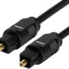 Cavo Audio Ottico Digitale Toslink (SPDIF) M/M 1m ø 5mm