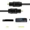 Cavo Audio Ottico Digitale Toslink (SPDIF) M/M 2m ø 5mm