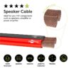 Cavo Audio per diffusori acustici Nero/rosso 1,5 mm² matassa 100mt