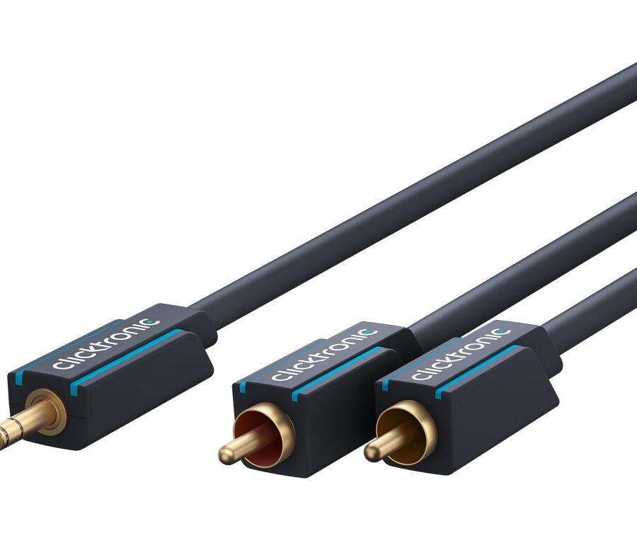 Cavo audio per lettore MP3/iPod/Smartphone 1x3.5mm stereo / 2xRCA 2 m