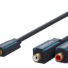 Cavo Audio Stereo 2 RCA F a Jack 3.5 mm M 0,10 m Alta Qualità