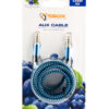 Cavo Audio Stereo Jack 3.5 mm M/M 1,5m Azzurro