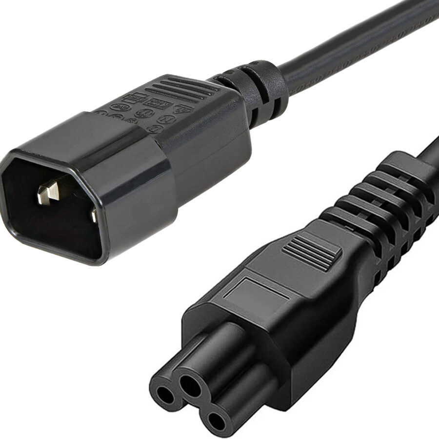 Cavo conversione C5 F a C14 M 1,8 mt nero