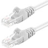 Cavo di rete Patch CCA Cat. 5e Bianco UTP 1 mt