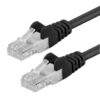 Cavo di rete Patch CCA Cat. 5e Nero UTP 50 mt