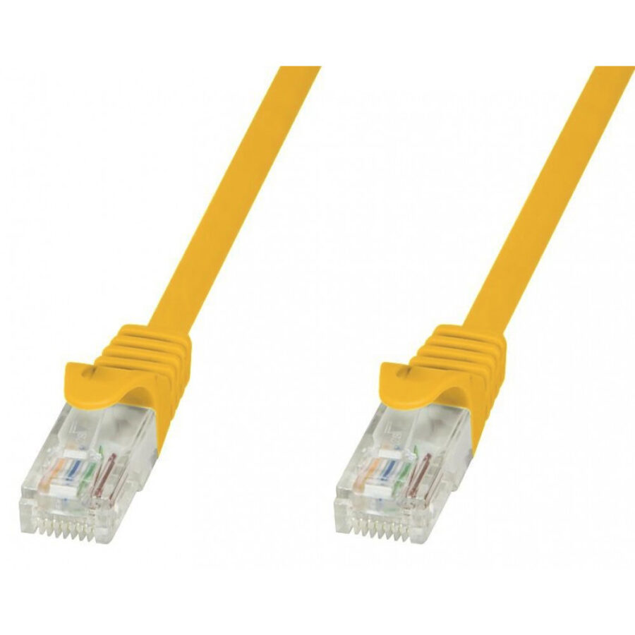 Cavo di rete Patch in CCA Cat.6 Giallo UTP 3m