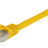 Cavo di rete Patch in CCA Schermato Cat. 6 Giallo F/UTP 0,5 m Bulk