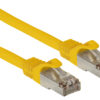 Cavo di rete Patch in CCA Schermato Cat. 6 Giallo F/UTP 0,5 m Bulk