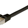 Cavo di rete Patch in CCA Schermato Cat. 6 Nero F/UTP 1 m Bulk
