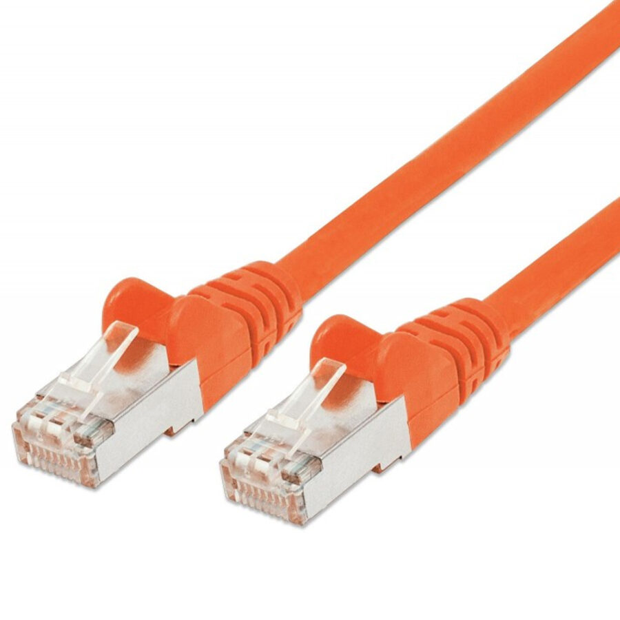 Cavo di rete Patch in rame Cat. 6 Arancione SFTP LSZH 7,5m