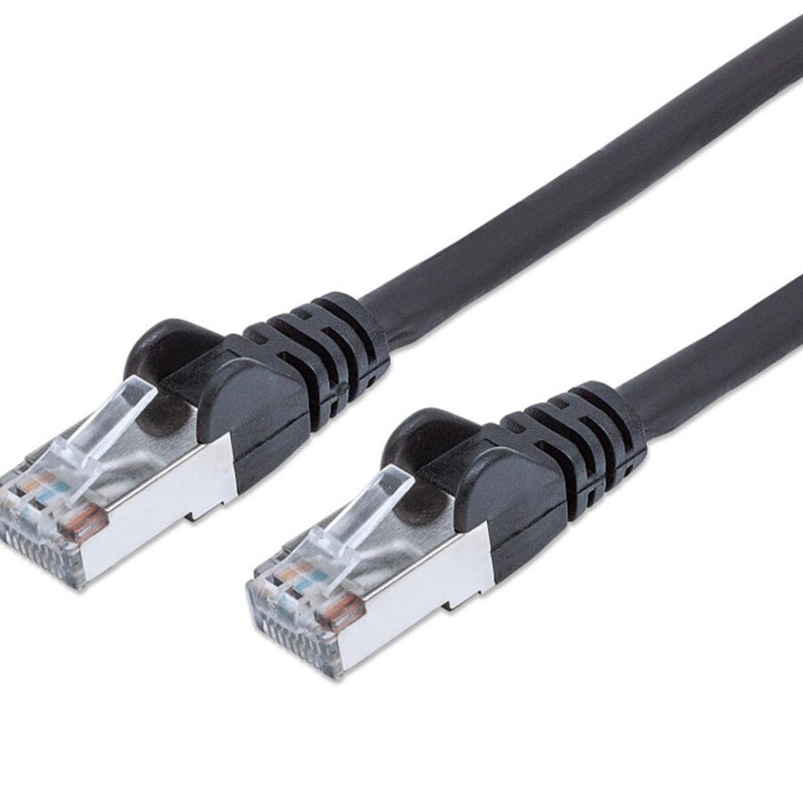 Cavo di rete Patch in rame Cat. 6 Nero SFTP LSZH 2m
