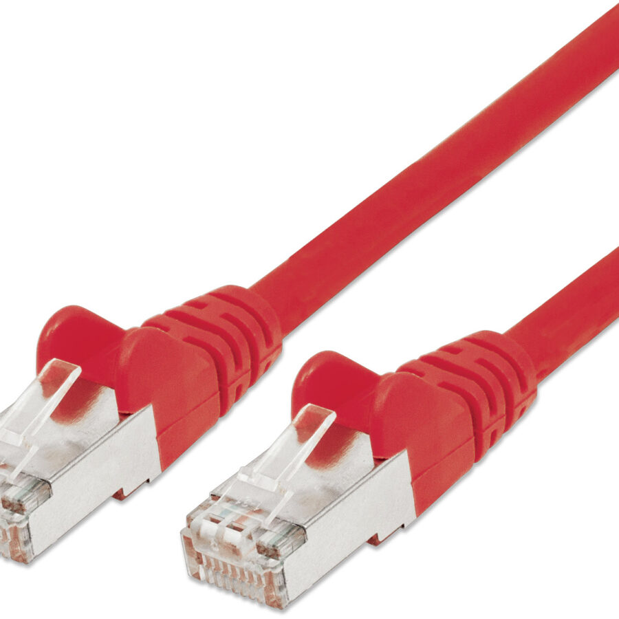 Cavo di rete Patch in rame Cat. 6 Rosso SFTP LSZH 0,25m