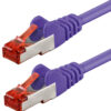 Cavo di rete Patch in rame Cat. 6 Viola SFTP LSZH 3m