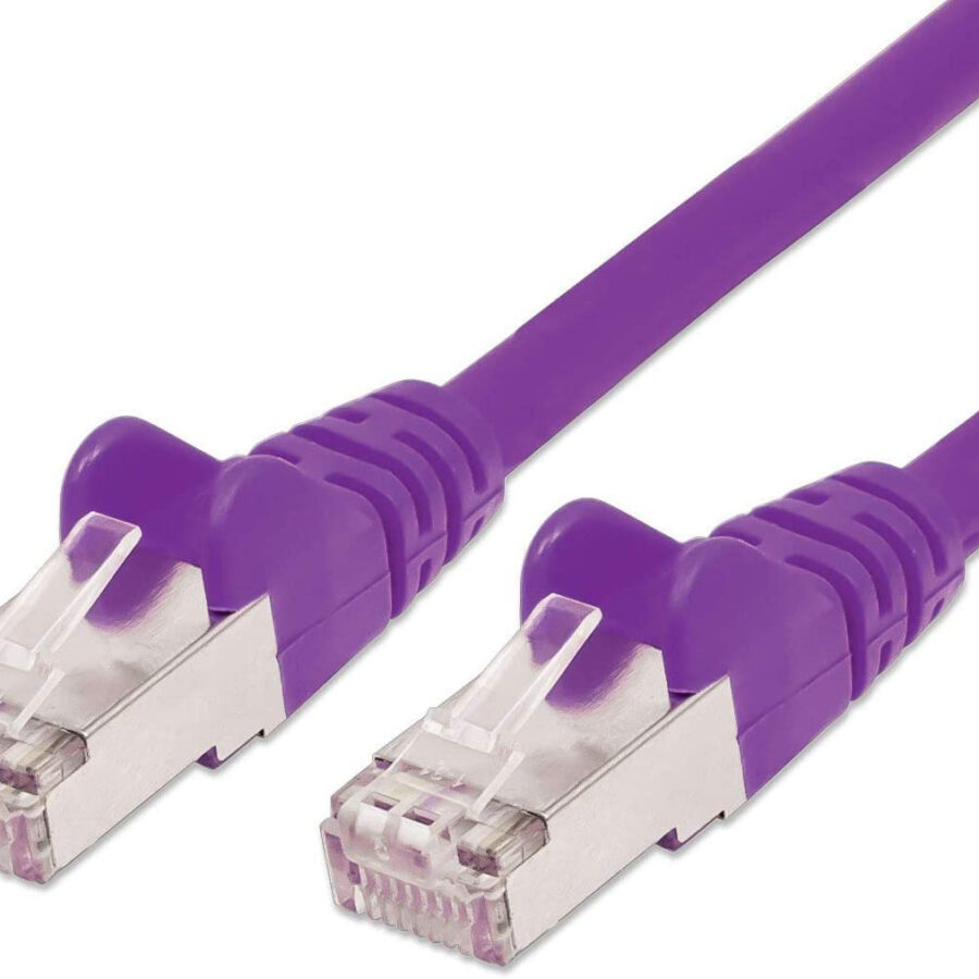Cavo di rete Patch in rame Cat. 6 Viola SFTP LSZH 3m