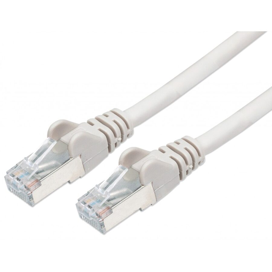 Cavo di rete Patch in rame Cat. 6A Bianco SFTP LSZH 20m