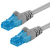 Cavo di rete Patch in Rame Cat. 6A Grigio UTP 0,5 m