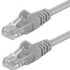 Cavo di rete Patch in Rame Cat. 6A Grigio UTP 3 m
