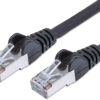 Cavo di rete Patch in rame Cat. 6A Nero SFTP 10 mt